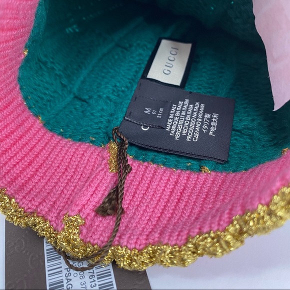 Gucci Bonhate Knit Hat 544546 3GB08 3772 - Picture 6 of 14